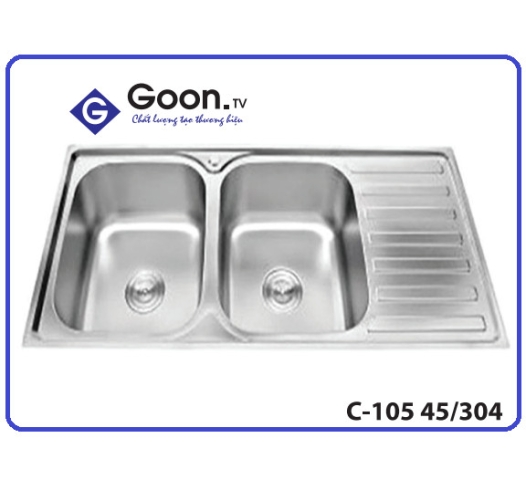 C-10545/304 Chậu rửa 10545 Inox 304