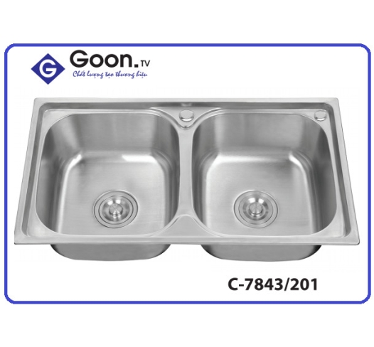 C-7843/201 Chậu rửa 7843 Inox 201