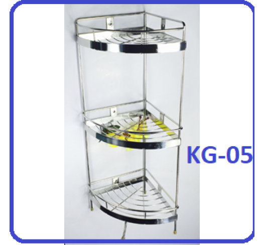 KG-05 Kệ góc 3 tầng có móc