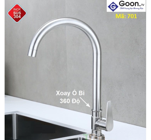 G-701 - Vòi chén lạnh inox