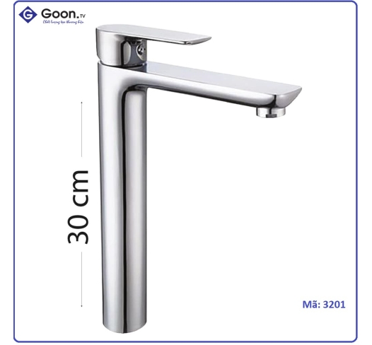 G-3201 - Vòi lavabo nóng lạnh Cao 30cm