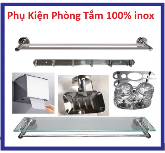 PK-01 Combo 6 món phụ kiện phòng tắm