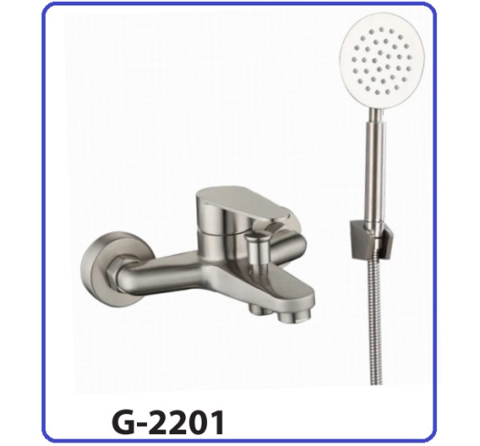 G-2201-Vòi Sen Nóng Lạnh Inox 304